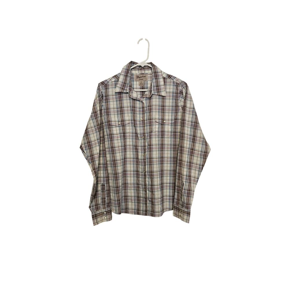 Wrancher by Wrangler button up long sleeve ladies top
